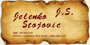 Jelenko Stojović vizit kartica